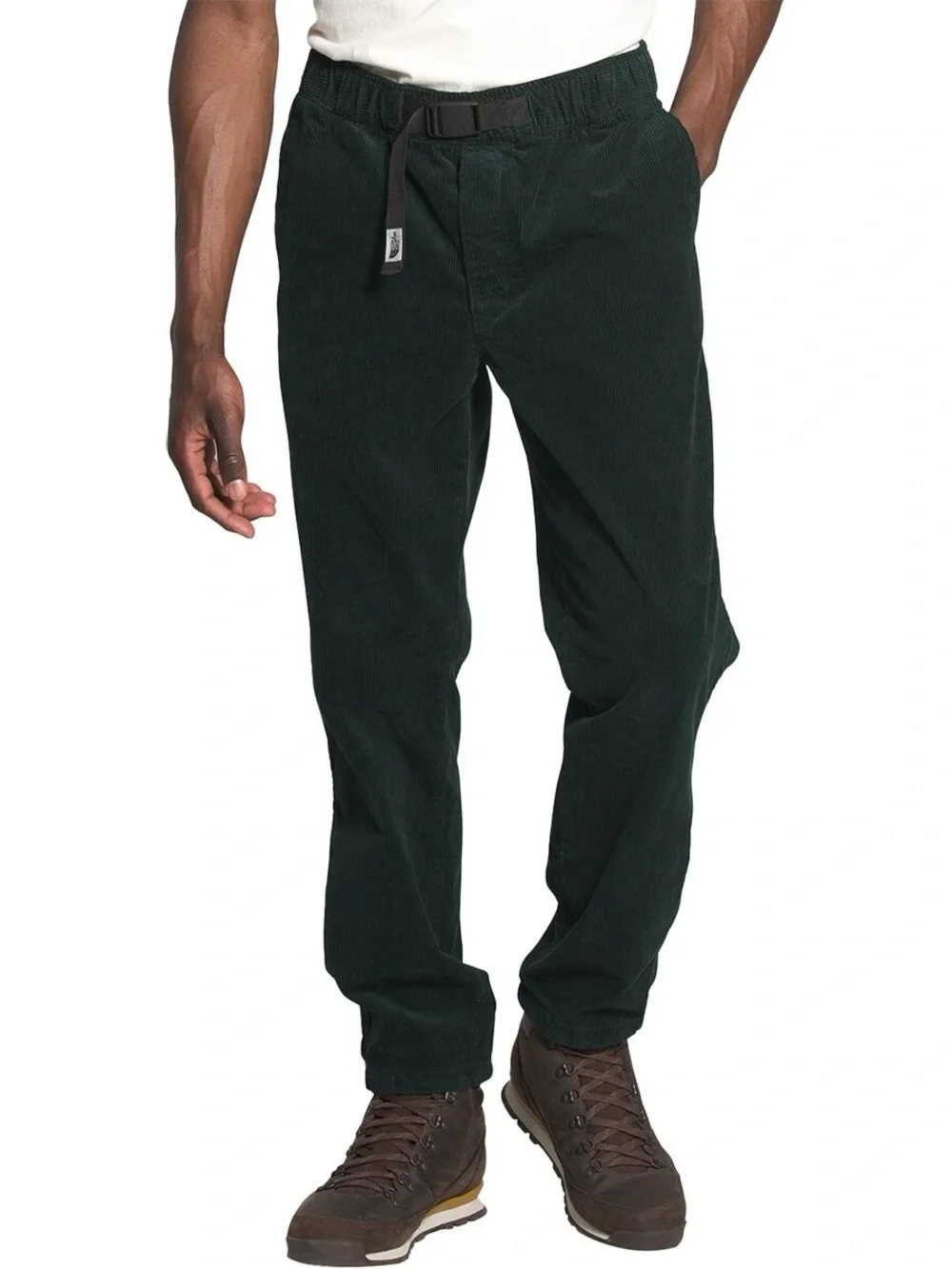 The North Face Men's Green Berkeley Corduroy Field Pants Buckle Waist Size S